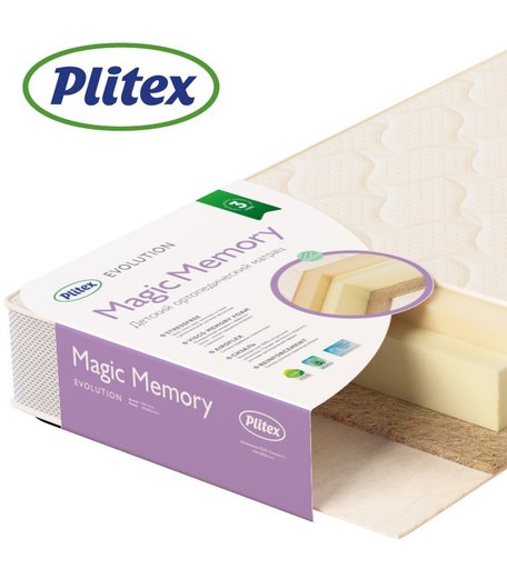 Ортопедический матрас Plitex Magic Memory, 120х60 см