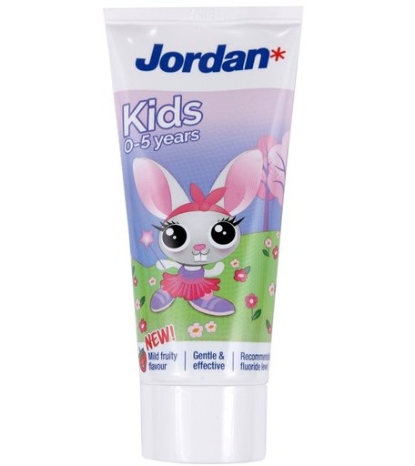 Детская зубная паста JORDAN Kids 0-5, заяц мл