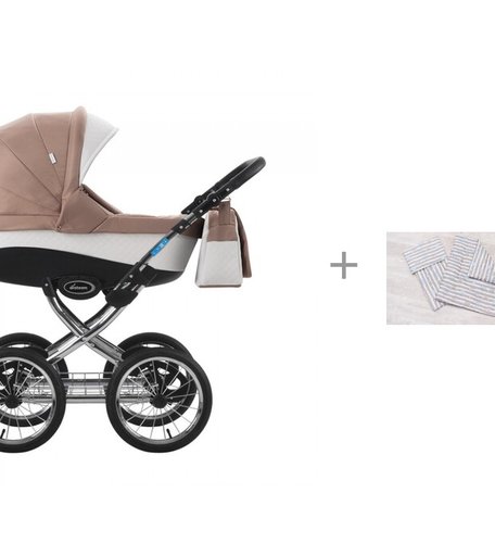 Коляска Aroteam Veronimo 18 2 в 1 с комплектом AmaroBaby Mommy Star Радуга