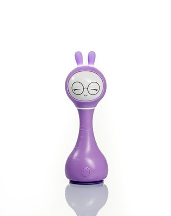 Миниатюра фотографии Музыкальная игрушка alilo "зайка r1", цвет: фиолетовый
