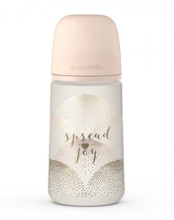 Бутылочка Suavinex с мягкой физиологической силиконовой соской Spread Joy 270 мл