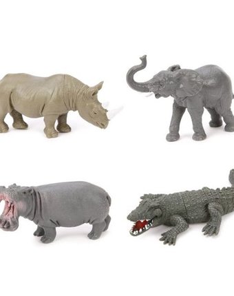 Миниатюра фотографии Набор фигурок наша игрушка диких животых jungle animal 9-13 см