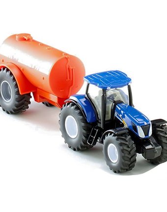 Игровой набор Siku Трактор New Holland с цистерной 25 см