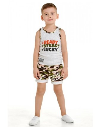 Миниатюра фотографии Lucky child шорты детские будь готов 41-34пф