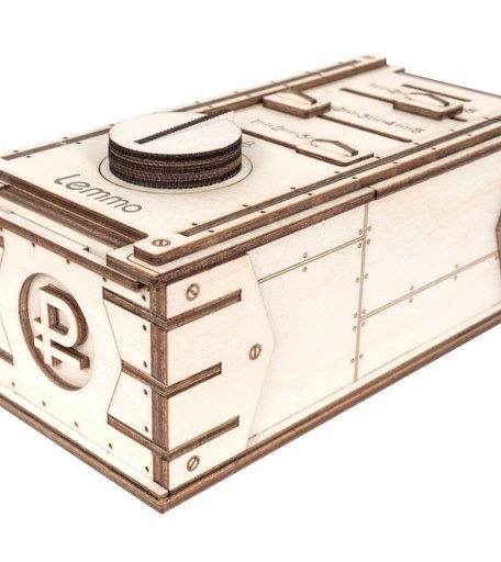 Деревянный конструктор Lemmo Копилка-сейф