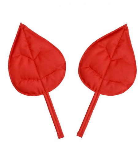 Игрушка мягкая Издательство Учитель Лист березы, красный без размера цвет: красный