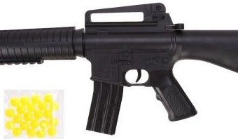 Миниатюра фотографии Наша игрушка винтовка с лазерным прицелом 54.5 см