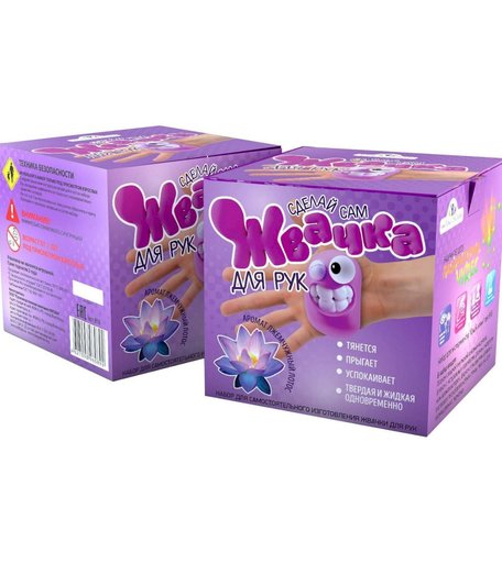 Набор для опытов Инновации для детей Юный Химик: жвачка для рук - Жемчужный лотос