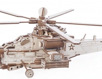 Миниатюра фотографии Армия россии ударный боевой вертолет (241 деталь)