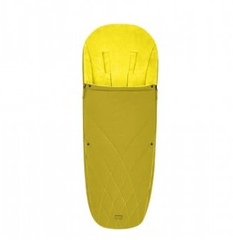 Миниатюра фотографии Накидка для ног для коляски cybex priam mustard yellow, горчичный