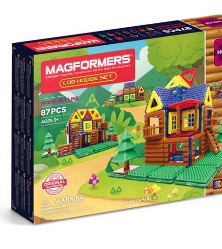 Конструктор Magformers Магнитный Log House Set (87 деталей)