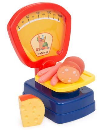 Миниатюра фотографии Игровой набор s+s toys весы с продуктами