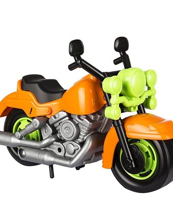 Миниатюра фотографии Мотоцикл полесье кросс цвет: оранжевый