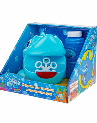 Миниатюра фотографии 1toy игрушка для пускания мыльных пузырей голубая акула