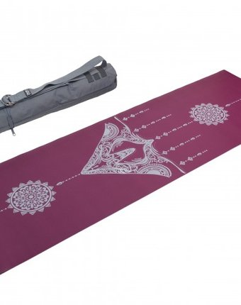 Original FitTools Коврик для йоги пурпурный в сумке 2.5 мм