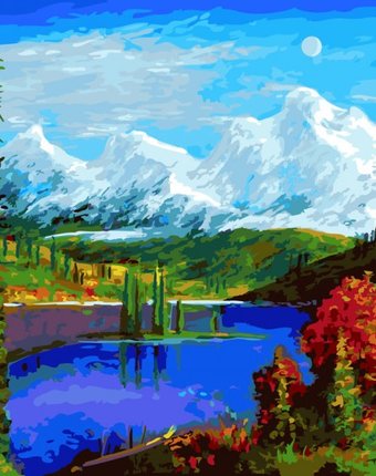 Paintboy Картина по номерам Живописные горы