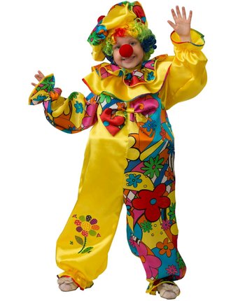 Миниатюра фотографии Карнавальный костюм батик клоун