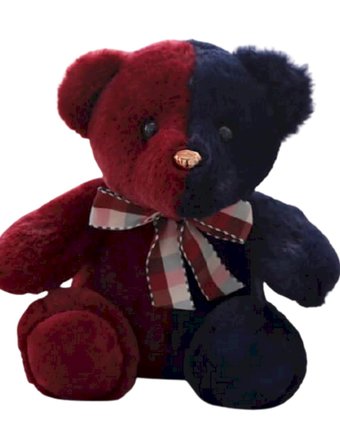 Мягкая игрушка Super01 Медведь 30 см цвет: красный