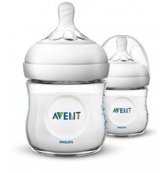 Бутылочки Philips Avent Natural 0 мес+, 125 мл, 2 шт.