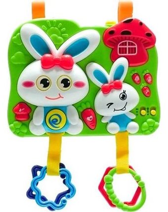 Миниатюра фотографии Мобиль fivestar toys rabbit 2 in 1 голубые ушки и одежда
