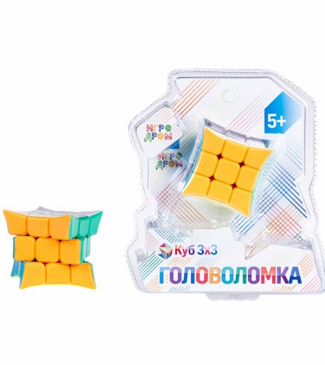 Головоломка 1Toy Куб 3х3 с загнутыми вершинами