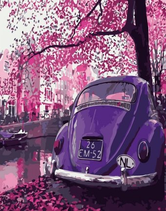 Paintboy Картина по номерам Весна в городе 40х50 см