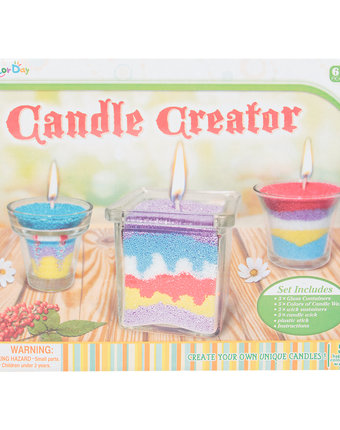 Миниатюра фотографии Набор для творчества игруша свечи 5 цв.