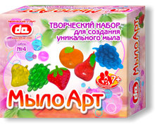 Миниатюра фотографии Творческий набор дети арт мылоарт для создания уникального мыла фрукты
