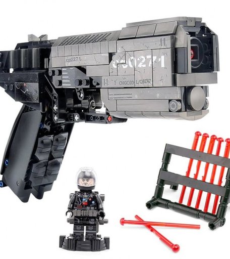 Конструктор Sembo Оружие Пистолет L/QBZ47 (431 деталей)