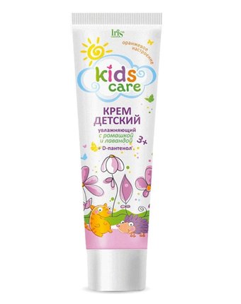Крем-масло детское массажное Iris Cosmetic Детский увлажняющий крем с ромашкой и лавандой, от 3 лет до 12 лет мл