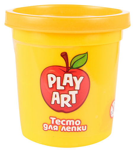 Пластилин Play Art Баночки 85 г цвет: оранжевый