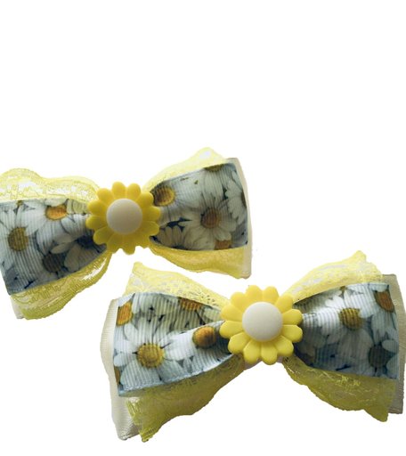 Бант 1000 bantov 2 шт, на резинке, 9 х 5 см