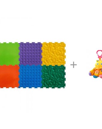 Миниатюра фотографии Игровой коврик ортодон модульный набор №2 малыш и подвесная игрушка forest осьминожка