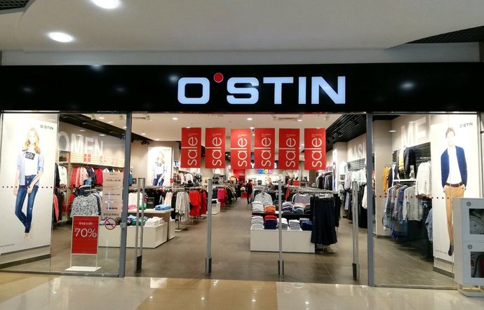 Фото магазина для детей O'STIN Фотография детского магазина O'STIN