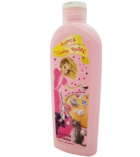 Гель Алиса в Стране Чудес для ванной Сказочный Переполох, с 3 лет, 283 мл