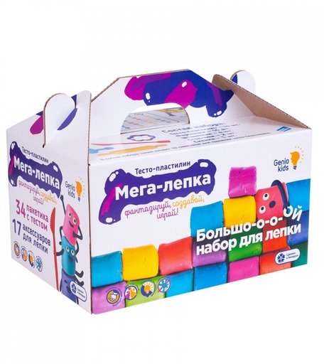 Тесто для лепки Genio Kids-Art Мега лепка