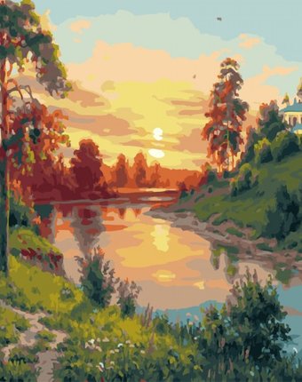 Paintboy Картина по номерам Русский пейзаж