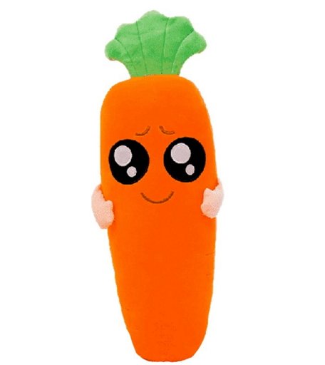 Мягкая игрушка Super01 Морковь 75 см цвет: оранжевый
