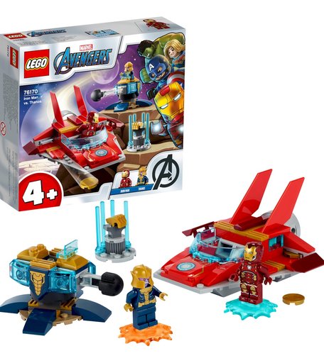 Конструктор LEGO Super Heroes 76170 Железный Человек против Таноса