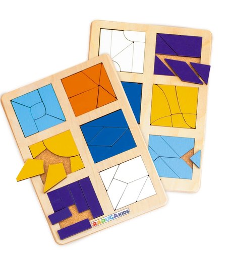 Головоломка Raduga Kids Сложи квадрат. Уровень 3
