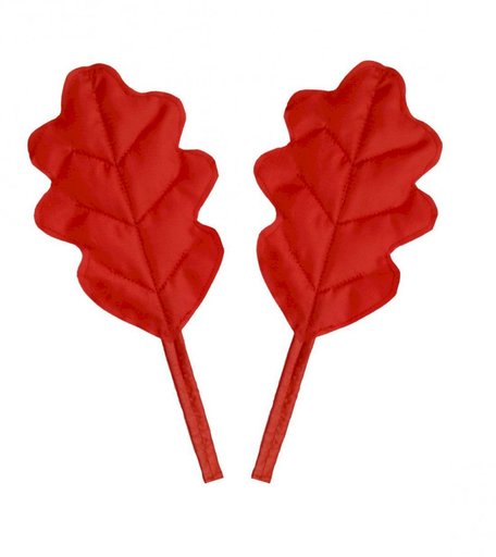 Игрушка мягкая Издательство Учитель Дубовый лист, красный без размера цвет: красный