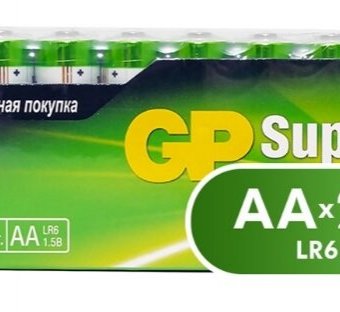 GP Набор батареек Super Alkaline АА (LR6) 20 шт.