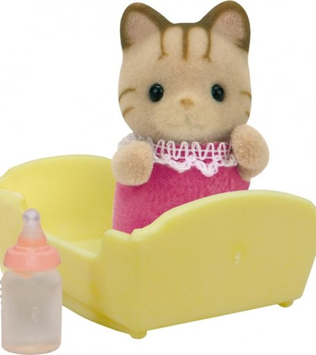 Sylvanian Families Набор Малыш Полосатый котёнок