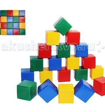 Миниатюра фотографии Развивающая игрушка свсд набор кубиков 20 шт.