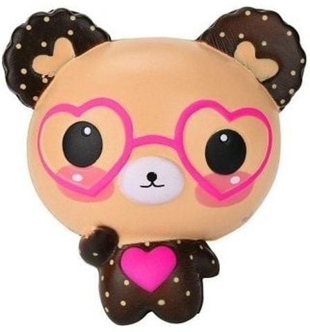 Сквиш 1Toy Мммняшка Медвежонок в очках 12 см