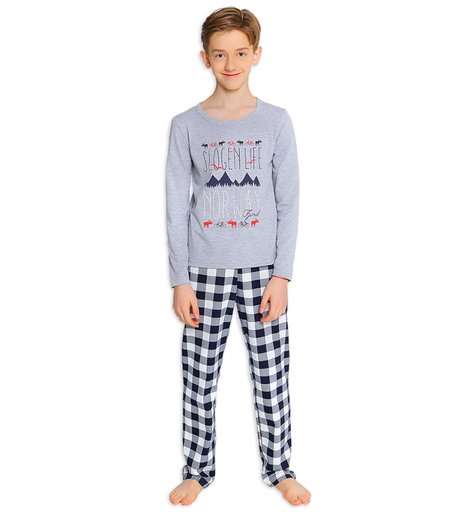 Пижама лонгслив/брюки Веселый малыш Фьорд