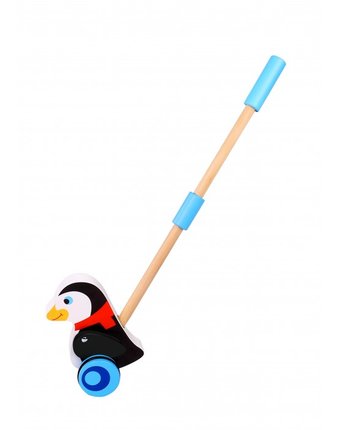 Миниатюра фотографии Каталка-игрушка tooky toy пингвин