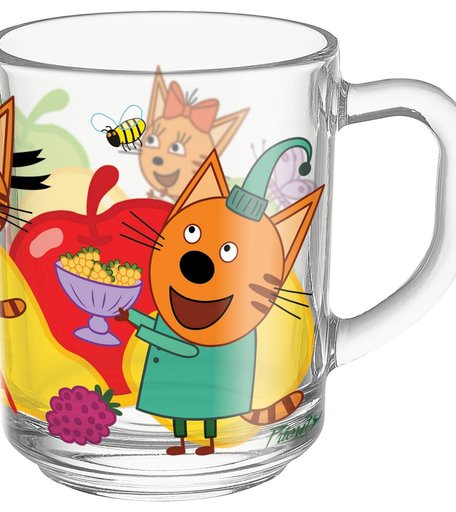 Кружка Priority Три кота фрукты, 200 мл