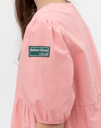 Миниатюра фотографии Розовое платье button blue
