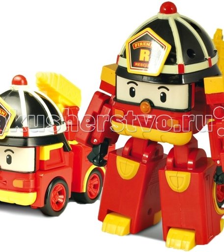 Робокар Поли (Robocar Poli) Пожарная машина Рой трансформер 7,5 см